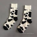 The Cow Happy Socks Pattern Custom Women Crew Socks Sushi Teen Tube Toches Fabricant en gros